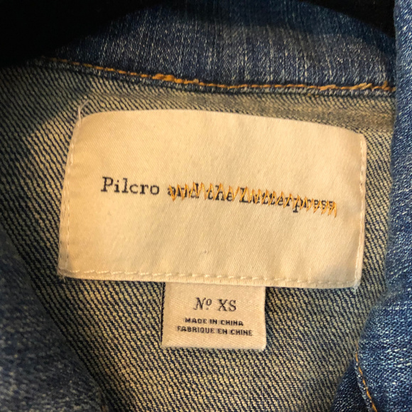 Pilcro & The Letterpress Anthropologie Jean Jacket - Picture 7 of 8